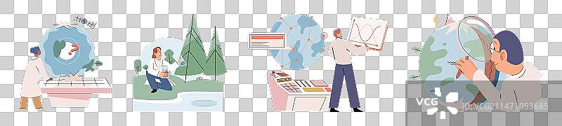 地球关怀，应对气候变化图片素材