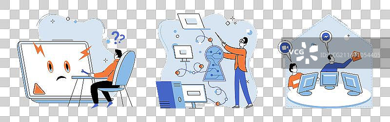 电脑实验室的发明与创新图片素材