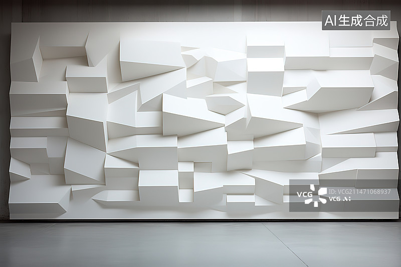 【AI数字艺术】白色名片靠墙特写图片素材