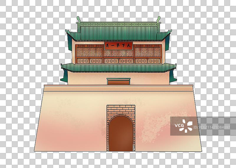 山海关天下第一关城楼图片素材