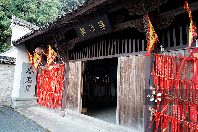 杭州富阳新登镇湘溪村图片素材