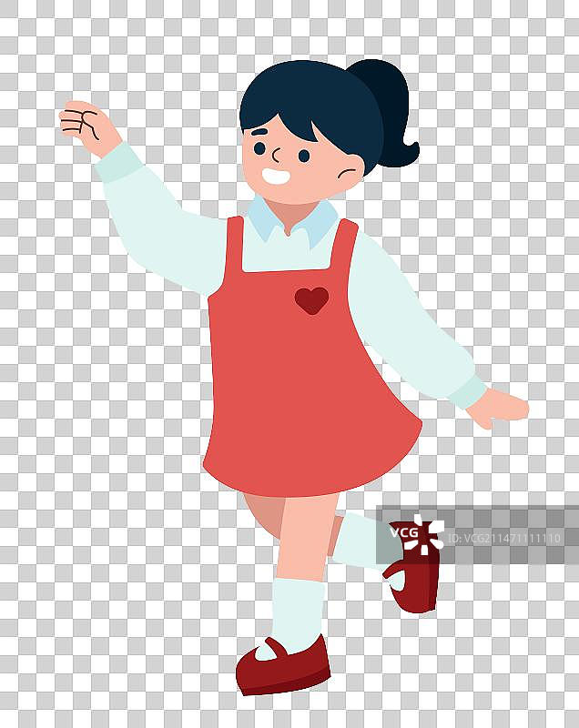 可爱小女孩图片素材