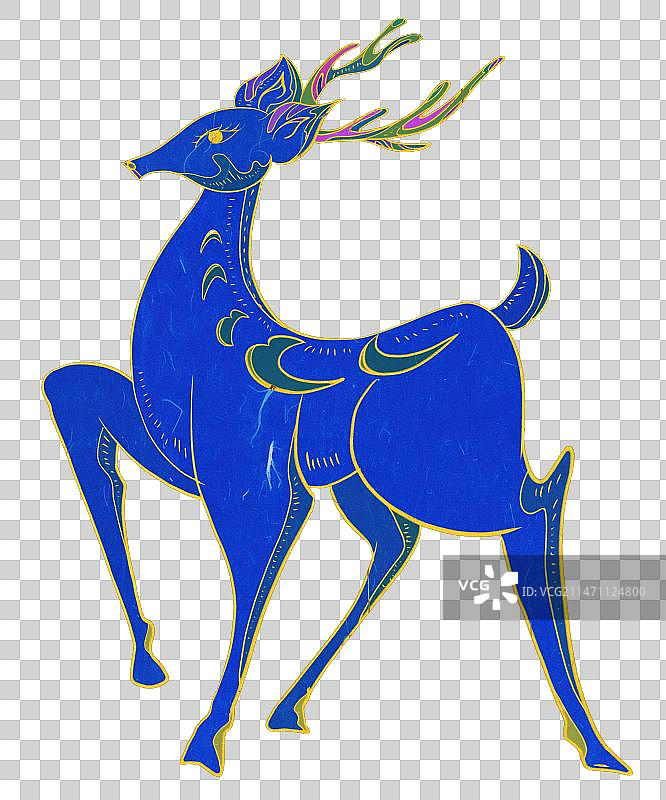 敦煌神兽九色鹿免扣素材图片素材