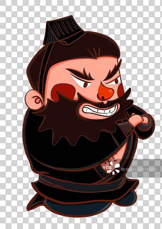 扁平风格 四大名著 三国志 三国演义 关羽 刘备 张飞 元素图片素材