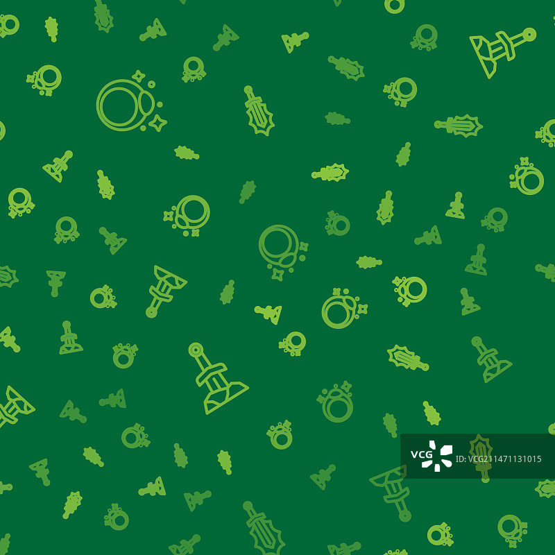 线条魔法石戒指剑图片素材