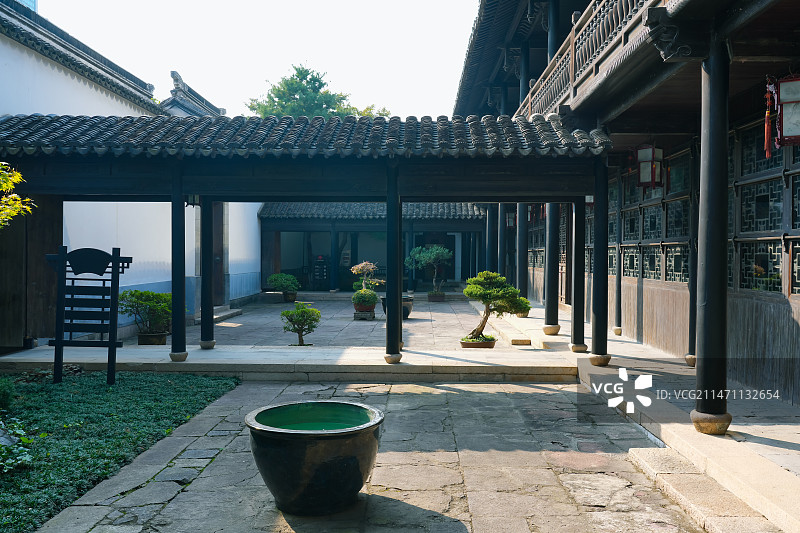 薛福成故居   江苏省无锡市建筑群  薛家花园  钦使第  江南豪宅图片素材