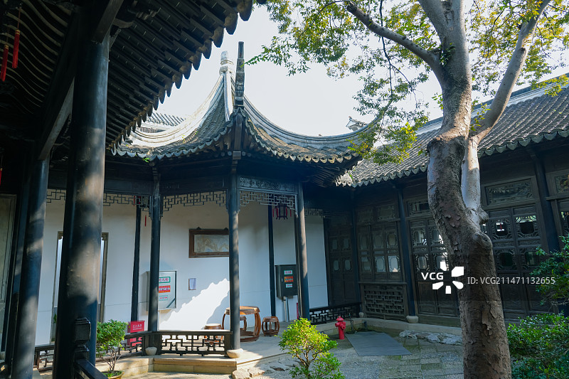 薛福成故居   江苏省无锡市建筑群  薛家花园  钦使第  江南豪宅图片素材