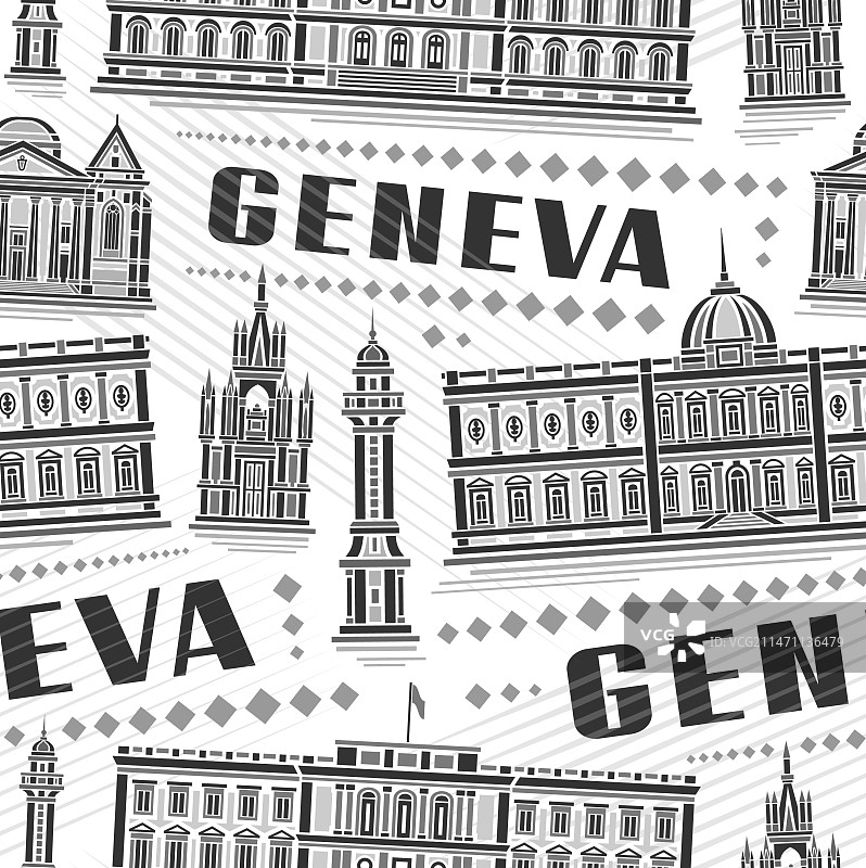日内瓦无缝图案图片素材