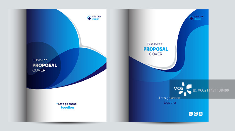 商业计划书封面设计模板概念图片素材