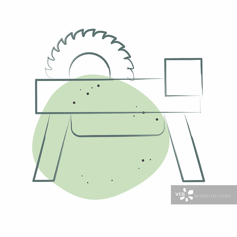 木工相关的电锯图标图片素材