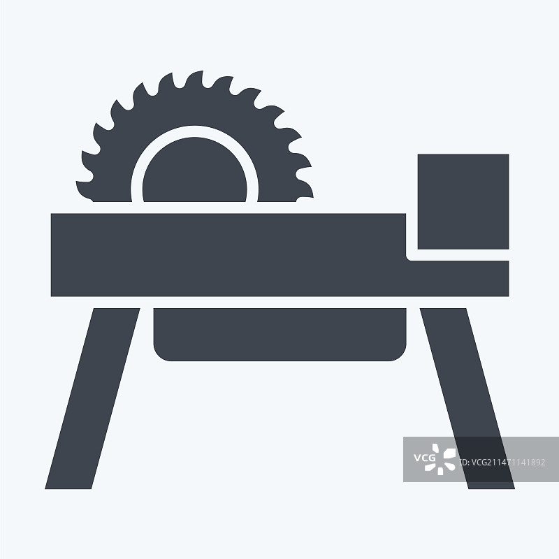 木工相关的电锯图标图片素材