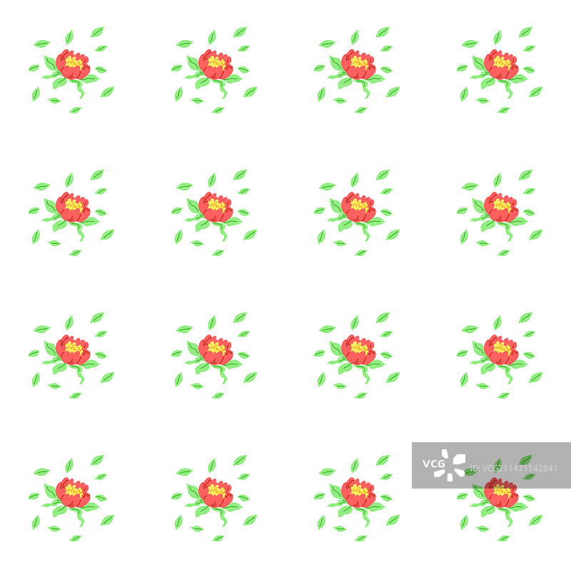 花园中的开花植物花卉图案图片素材