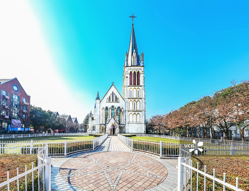 上海泰晤士小镇天主教堂图片素材