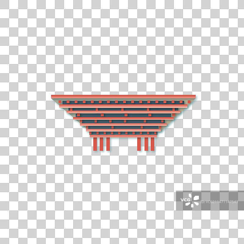 上海世博会中国馆城市地标建筑免抠元素图片素材