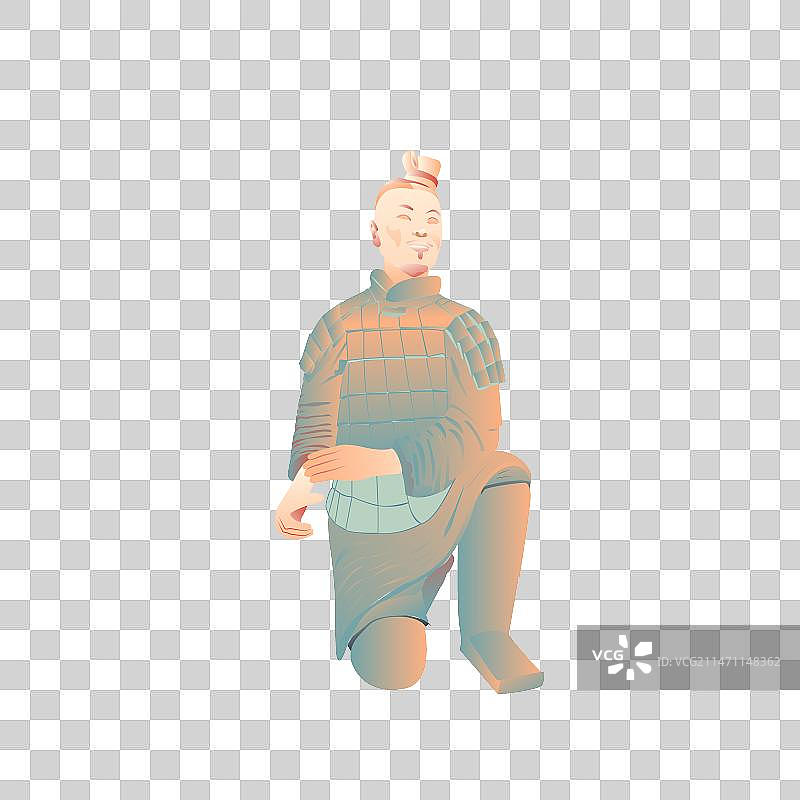 西安兵马俑免抠元素图片素材