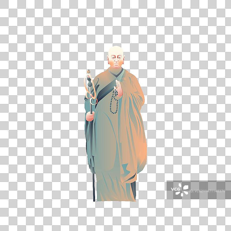 西安大雁塔广场玄奘像免抠元素图片素材