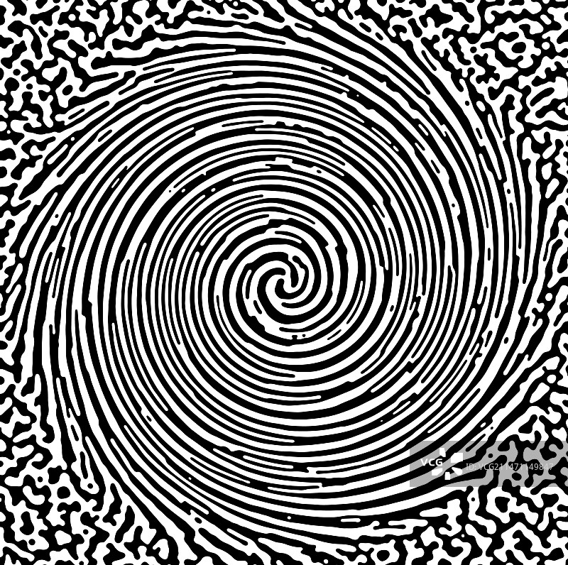 黑白螺旋抽象图灵图片素材
