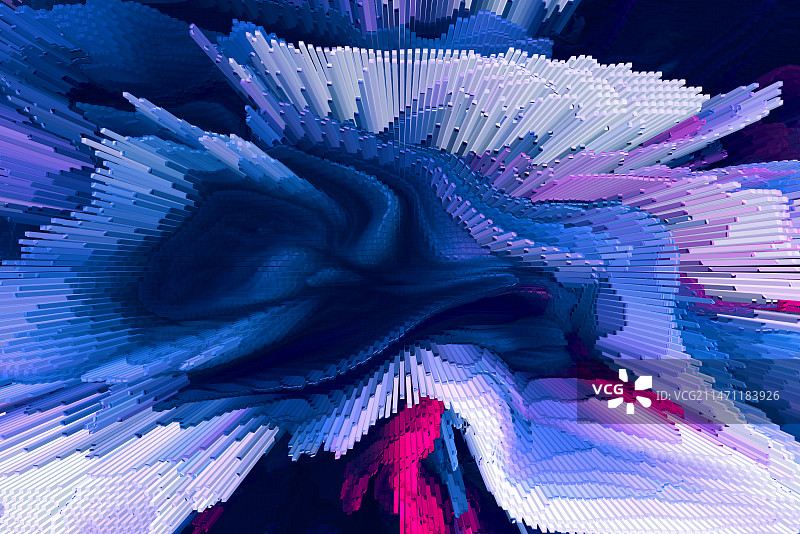 三维抽象震撼视觉冲击力背景图图片素材