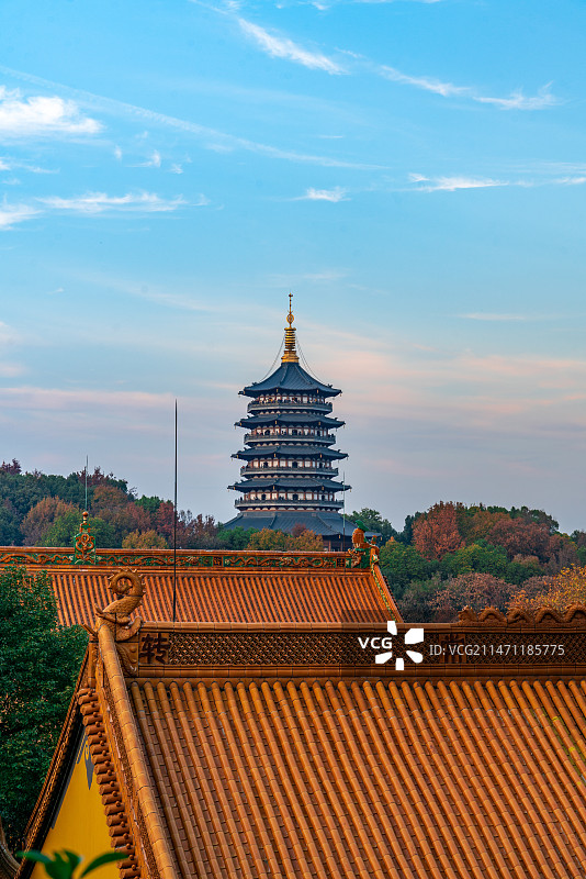 杭州雷峰塔图片素材