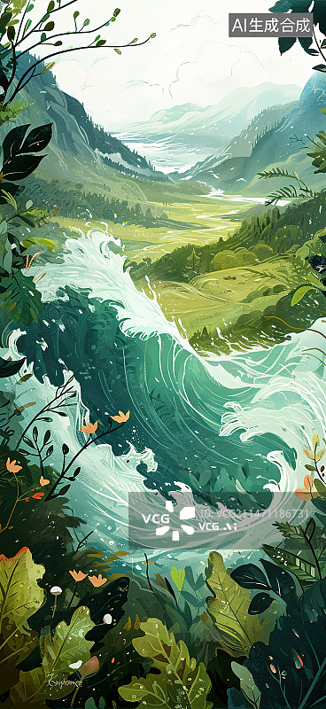 【AI数字艺术】自然风光-湿地-水鸟-航拍图片素材