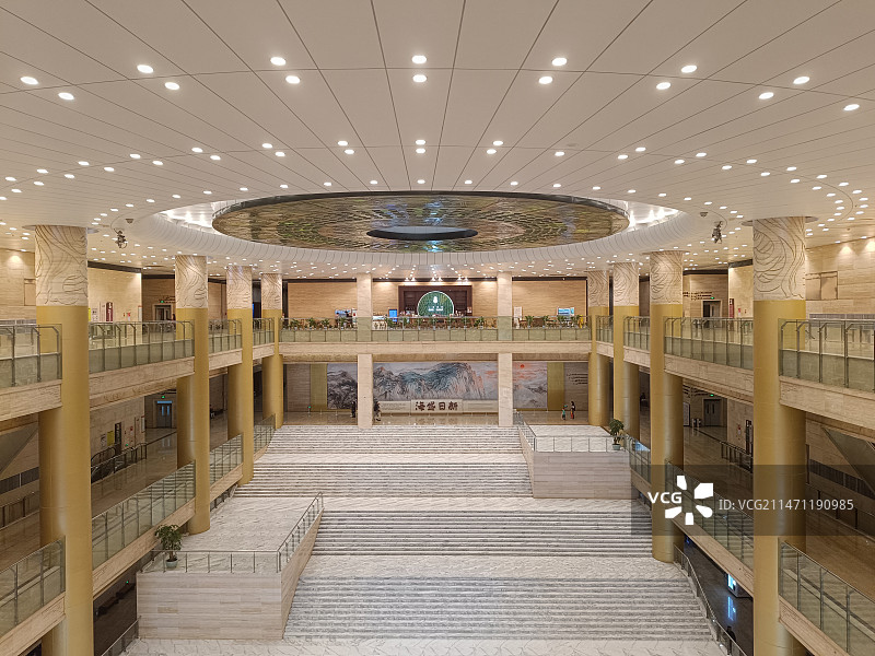 山东博物馆大厅图片素材