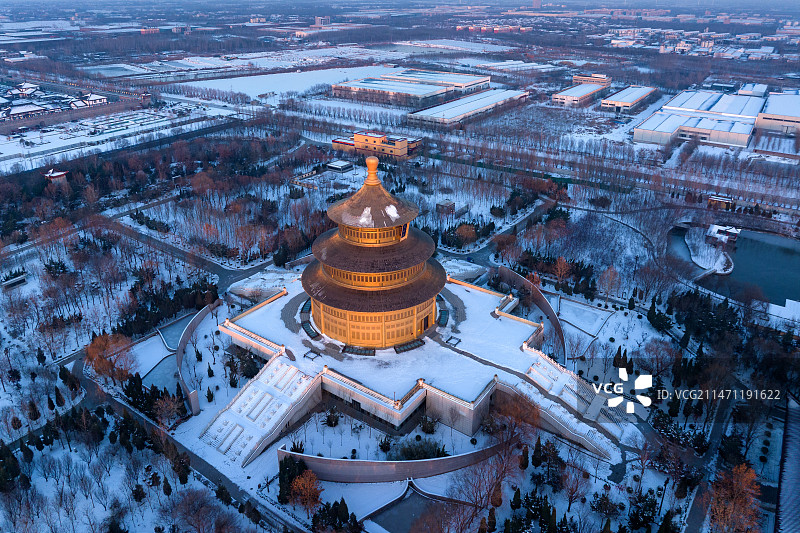 德州庆云海岛金山寺图片素材