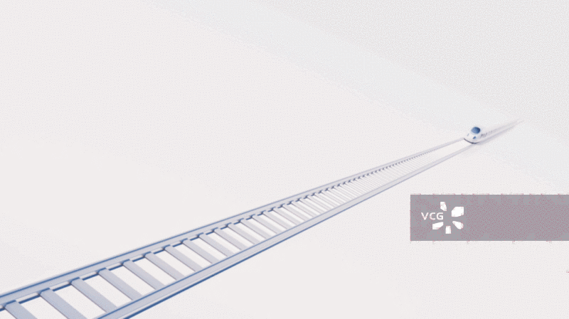 轨道列车交通运输概念3D渲染图片素材
