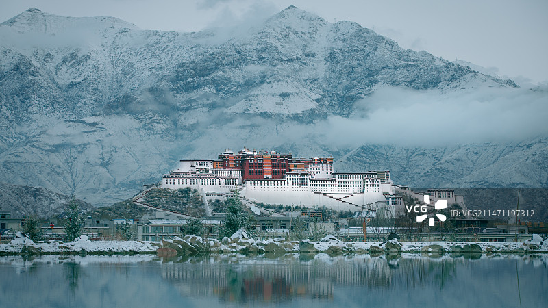 《雪后的布达拉宫》图片素材