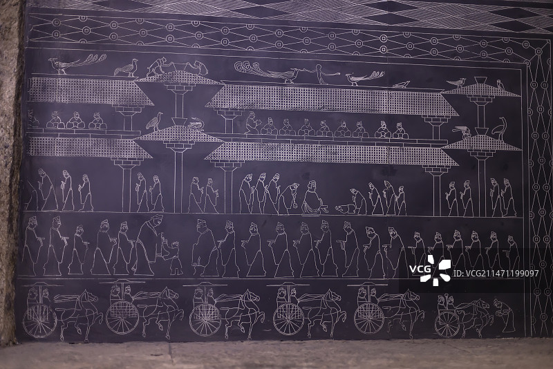 山东博物馆 长清孝堂山祠堂图片素材