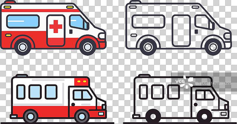 救护车服务图图片素材