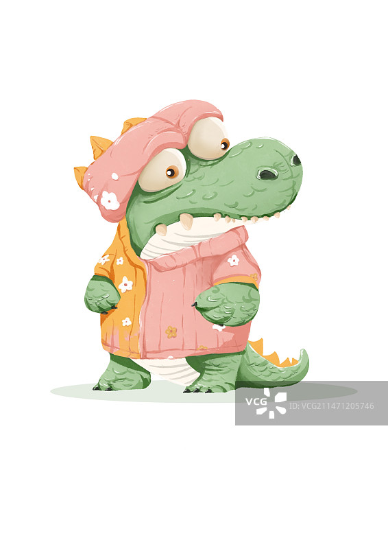 卡通插画小恐龙图片素材