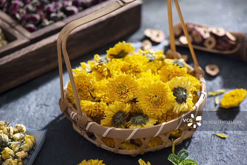 菊花茶图片素材