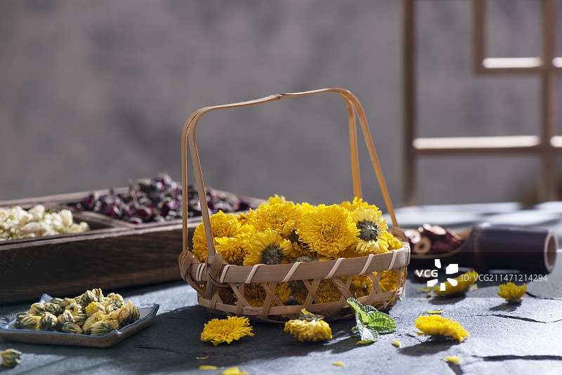 菊花茶图片素材