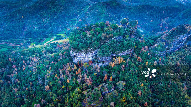 丽水东西岩秋天风景图片素材