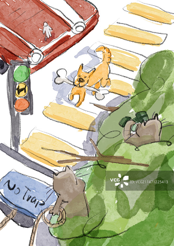 没有陷阱图片素材