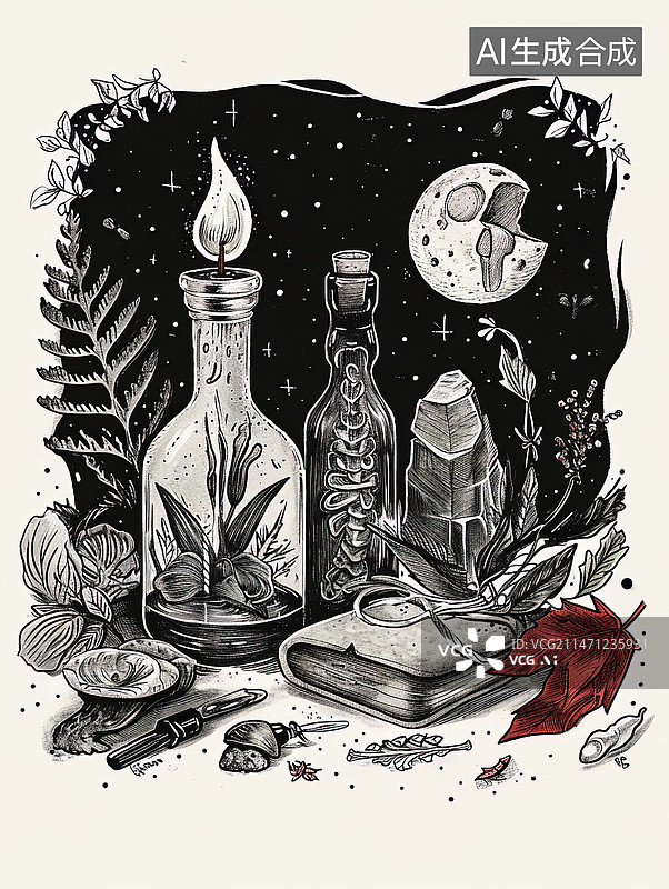 【AI数字艺术】复古图标设计图片素材