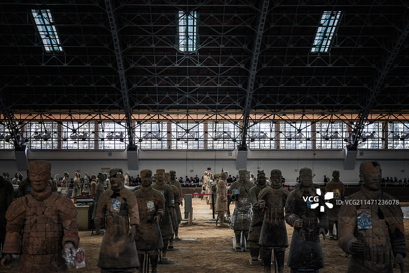 西安兵马俑图片素材