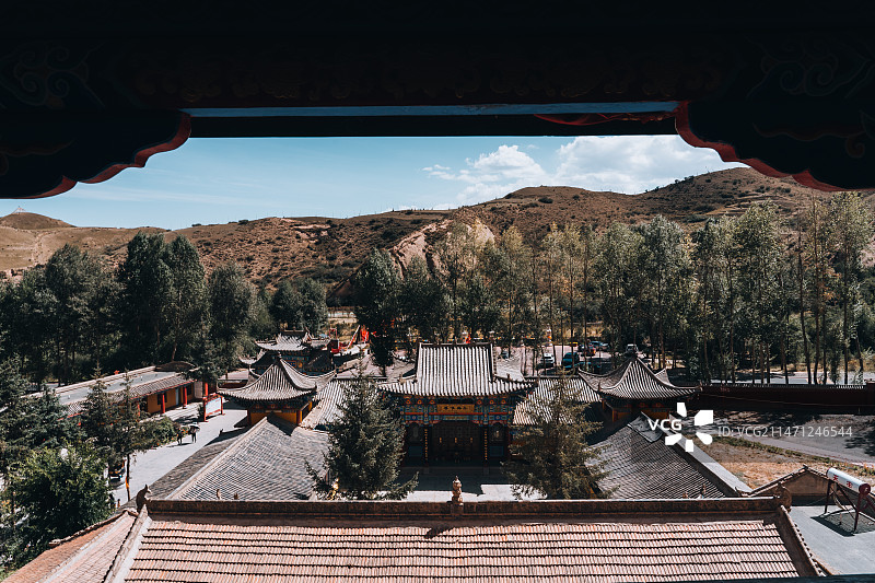 张掖马蹄寺图片素材