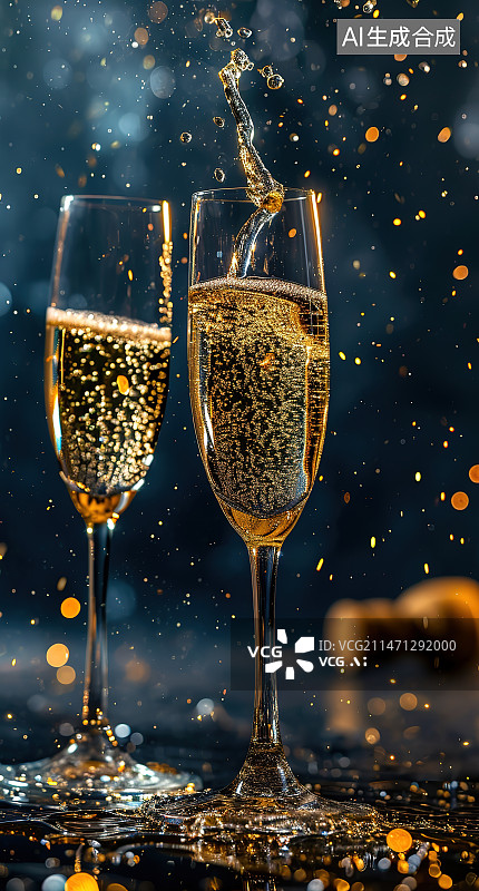 【AI数字艺术】桌上饮料特写镜头图片素材