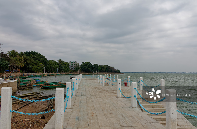 海口曲口码头图片素材