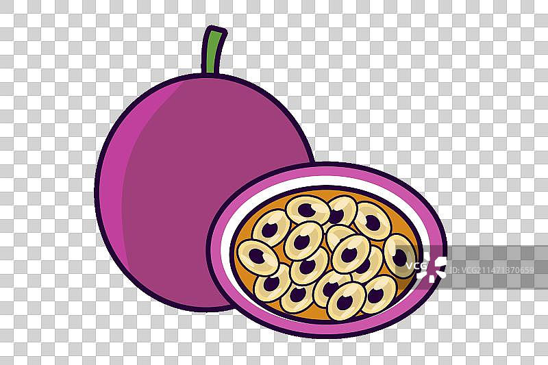 百香果插画图片素材