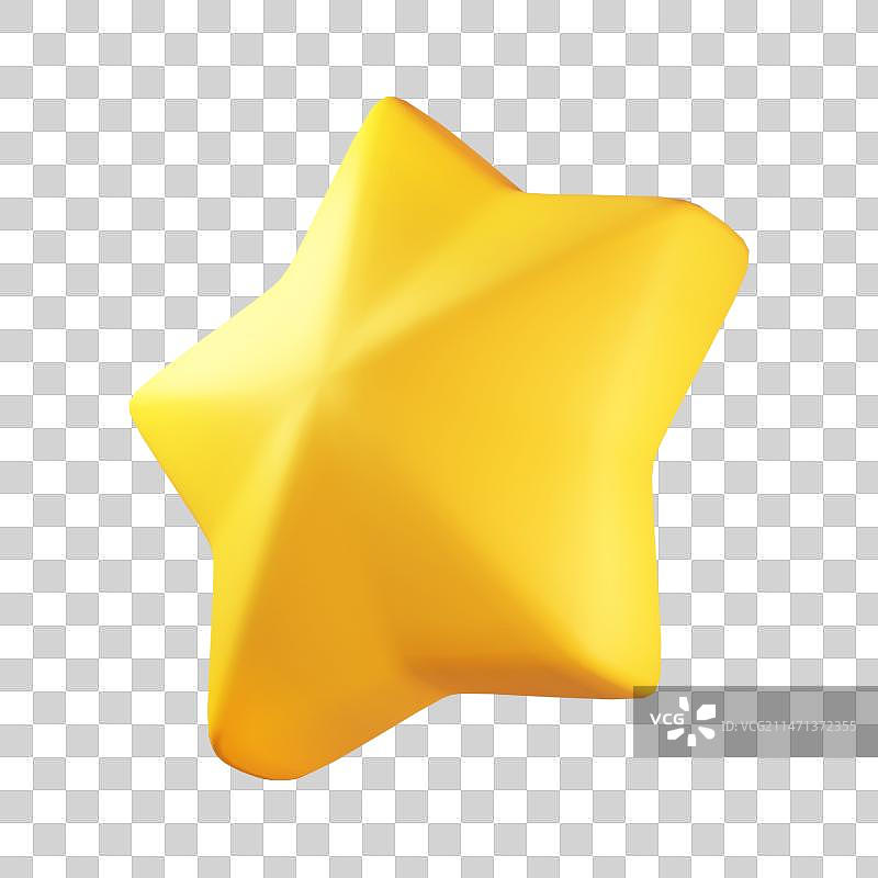 3D小星星图片素材