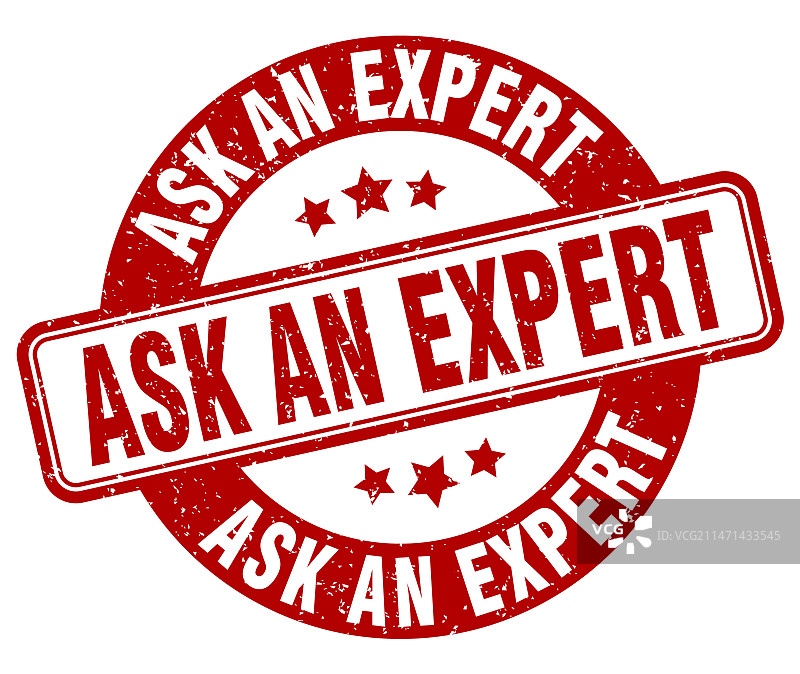 专家咨询圆形标签图片素材