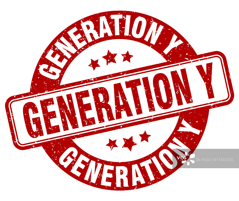 Y世代图章圆形标签图片素材