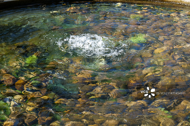 明水古城漱玉泉图片素材