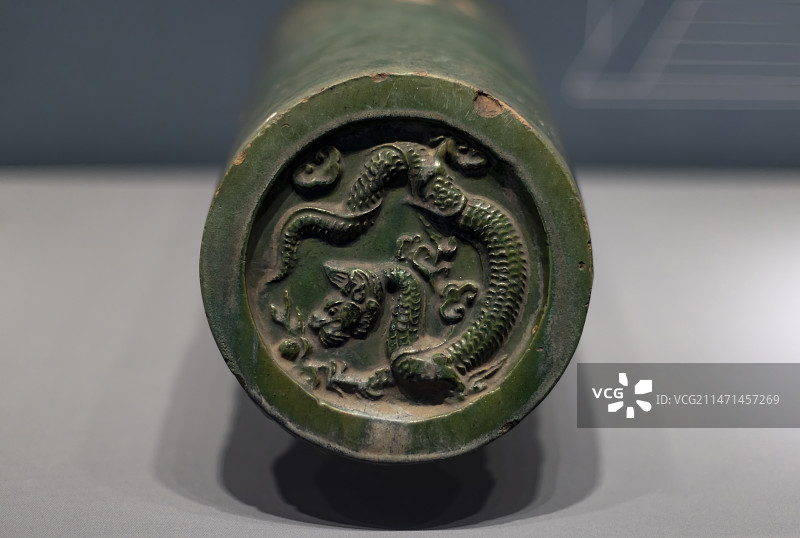 琉璃瓦 明 汶上县南旺分水龙王庙出土 山东省文物考古研究院藏图片素材