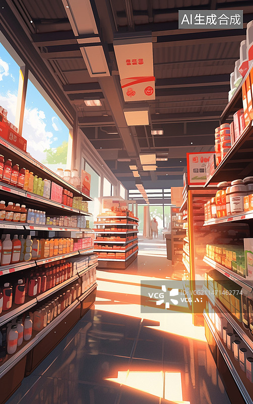 【AI数字艺术】杂货店背景图片素材