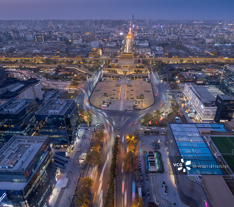 西安城墙永宁门图片素材