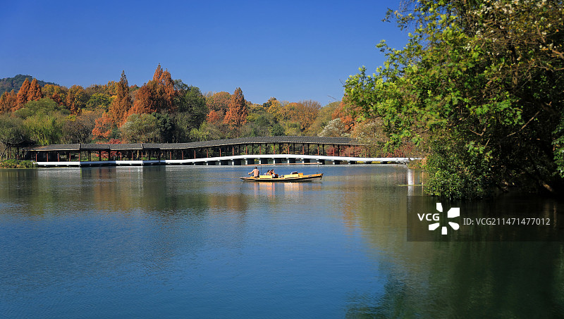 西湖浴鹄湾图片素材