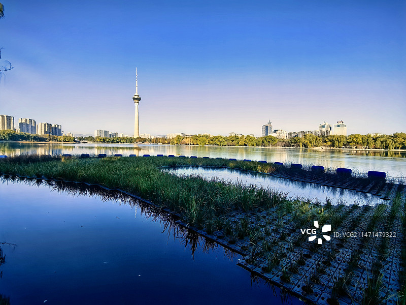 玉渊潭公园风光图片素材